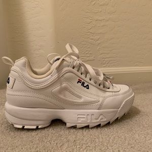 One time usage Fila shoes